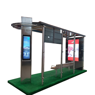 bus shelter display outdoor